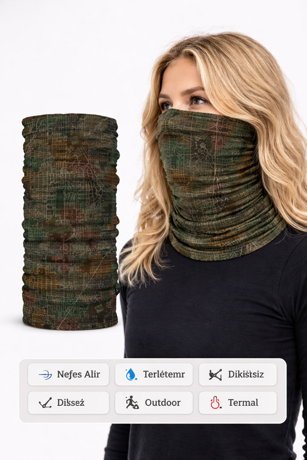 UV Korumalı Termal Buff Boyunluk – Motorsiklet, Bisiklet & Koşu