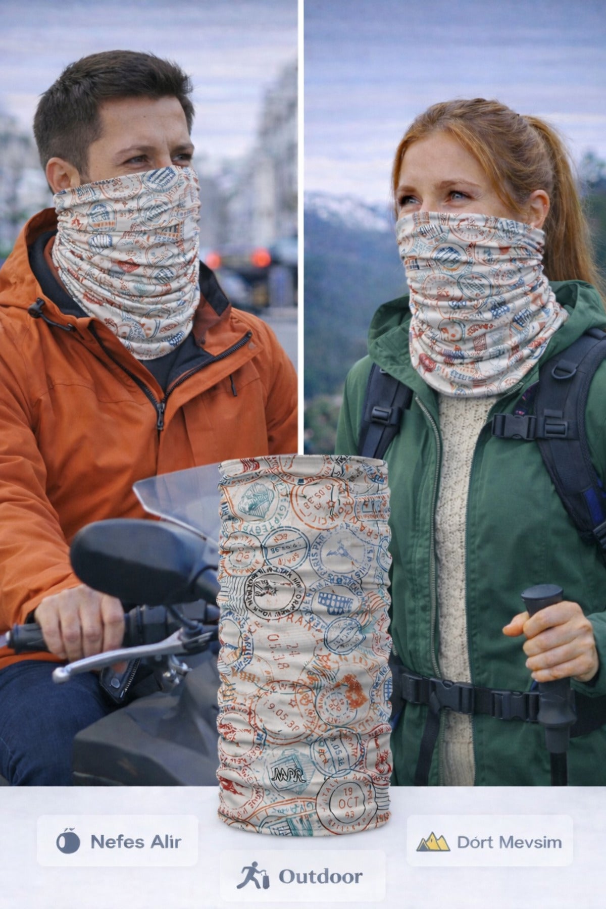 Termal Buff Boyunluk – UV Korumalı, Seamless | Motorsiklet & Outdoor