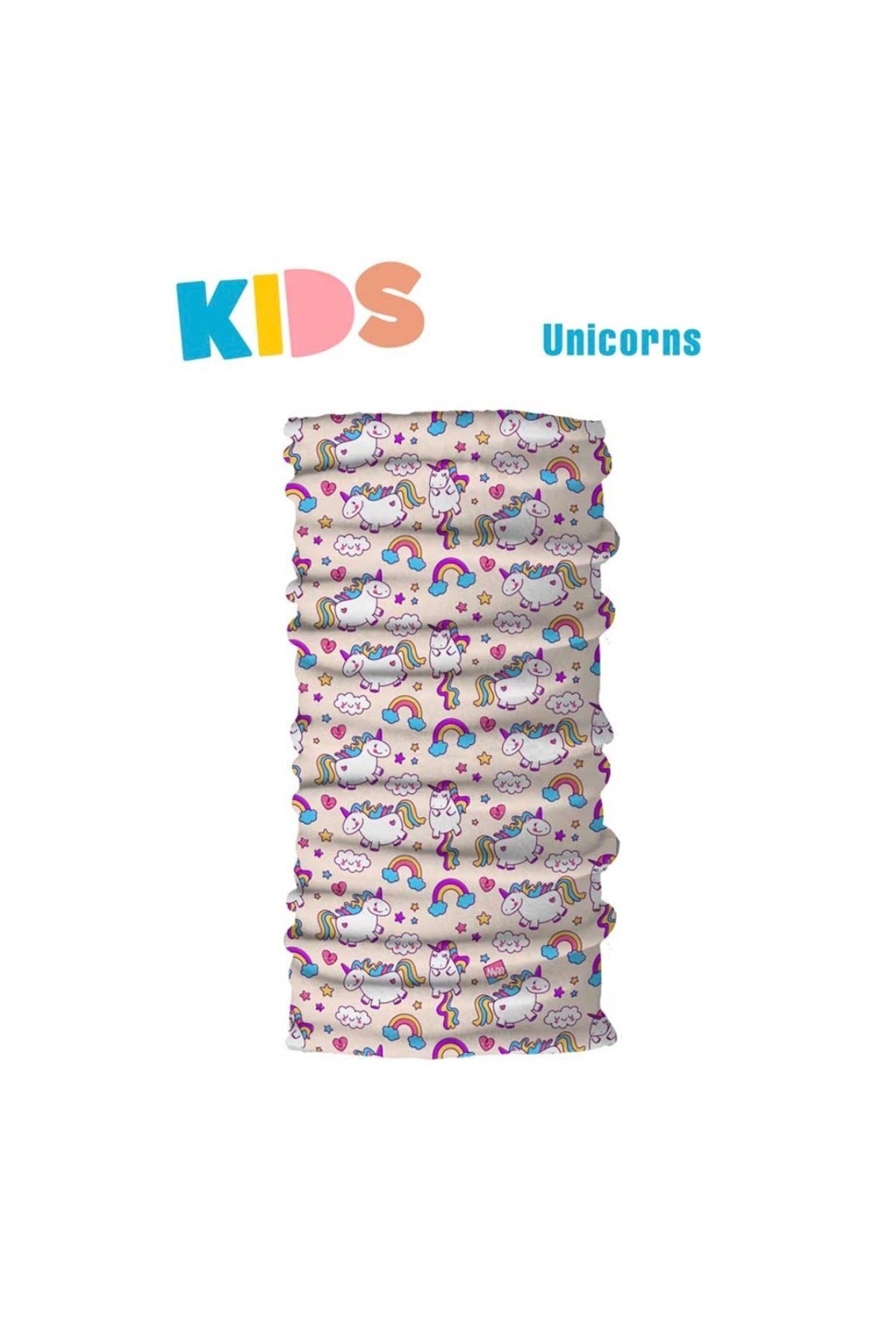 Kız Çocuk Unicorn Buff Boyunluk – UV Korumalı, Oeko-Tex Sertifikalı