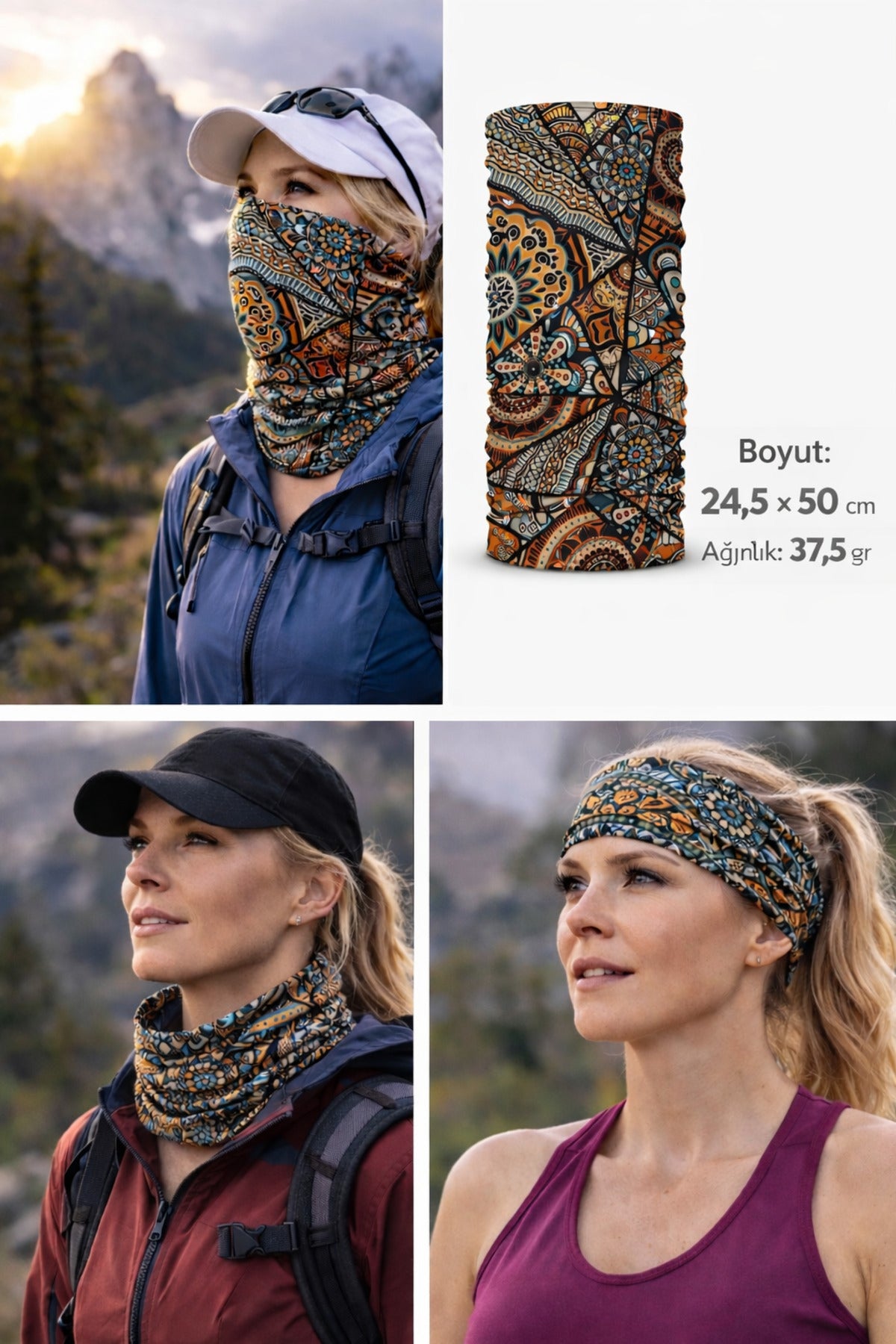 UV Korumalı Termal Buff Boyunluk – Motorsiklet, Bisiklet & Koşu