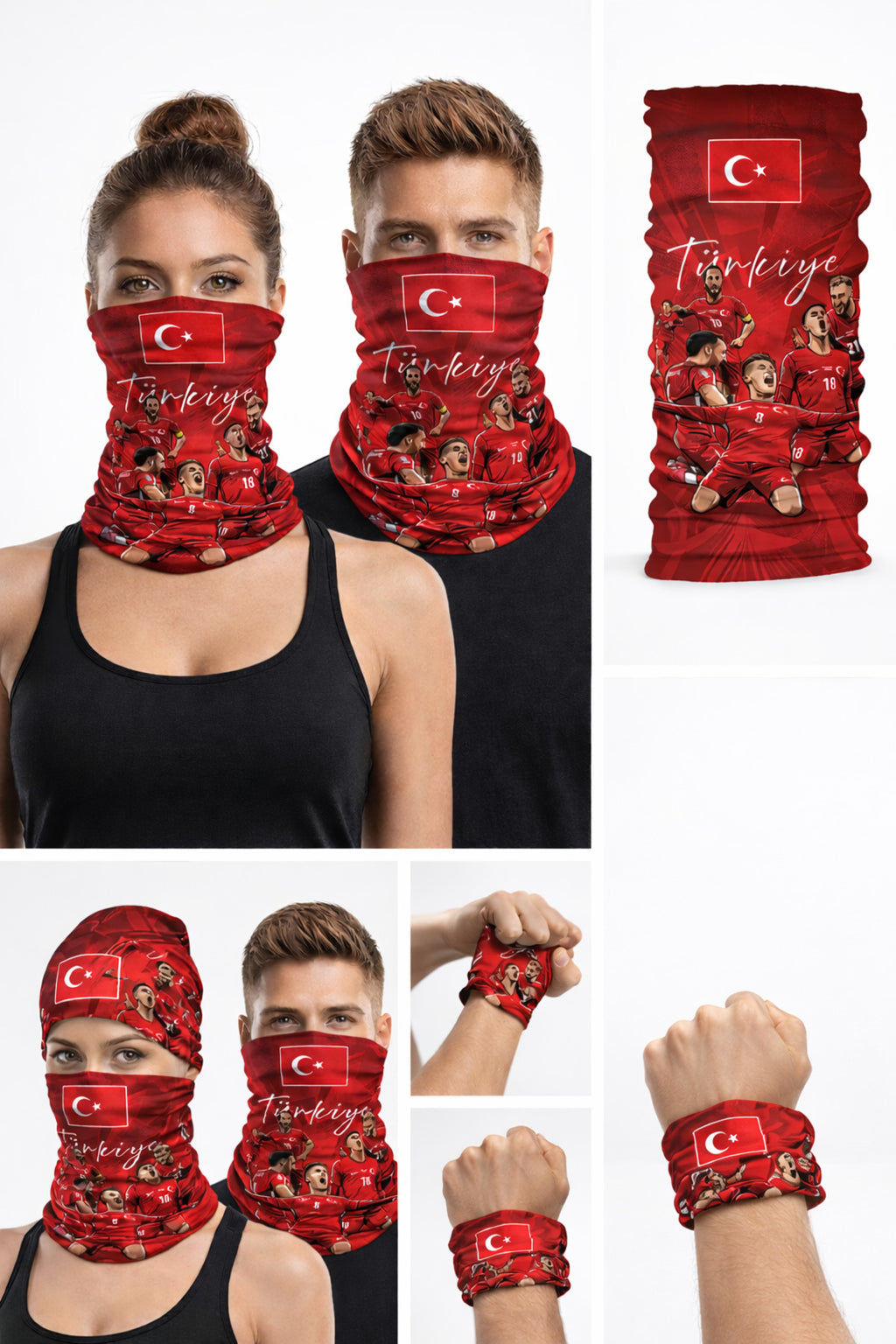 Milli Takım & Dünya Kupası Termal Buff Boyunluk – Seamless Unisex Bandana