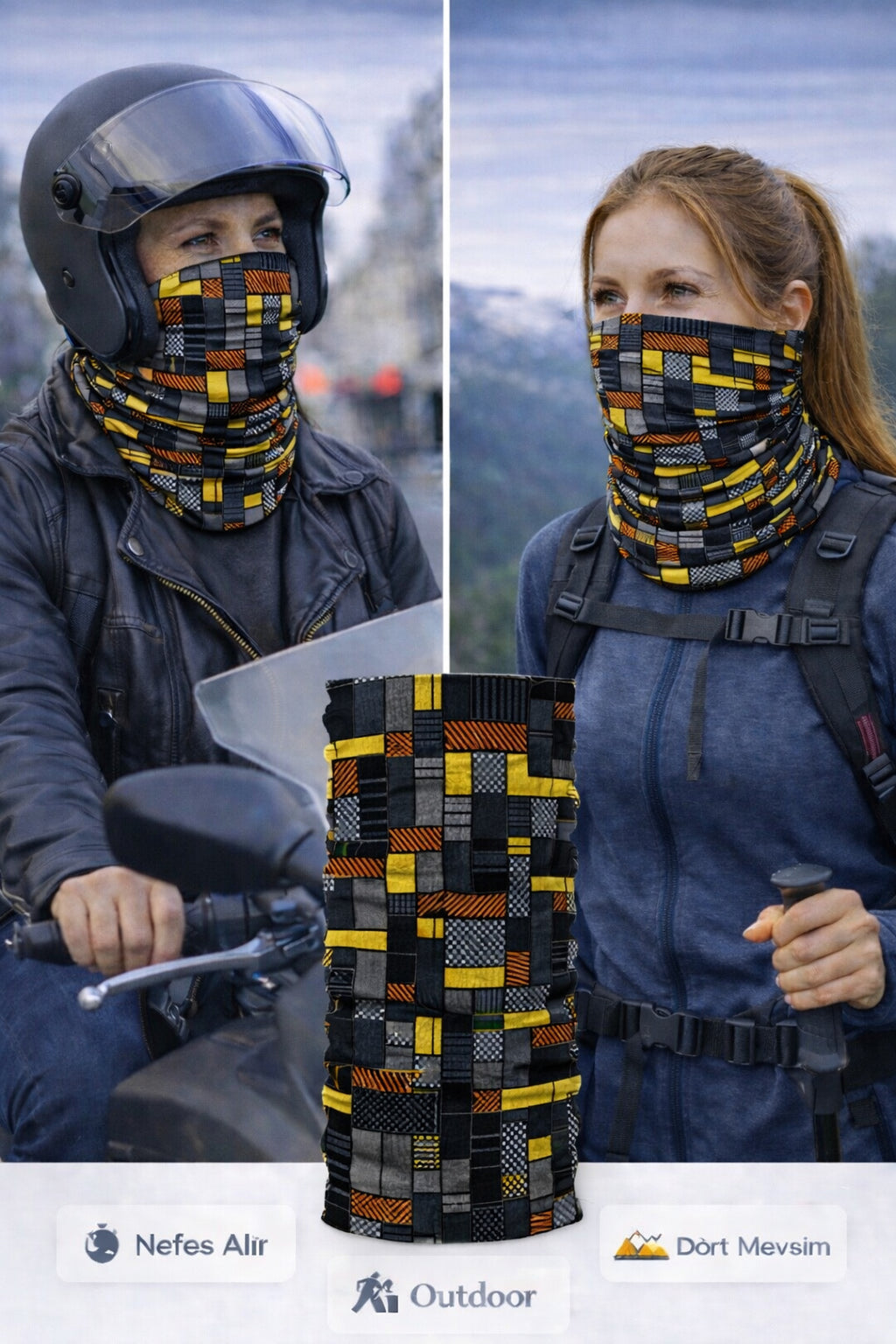 UV Korumalı Termal Buff Boyunluk – Motorsiklet, Bisiklet & Koşu