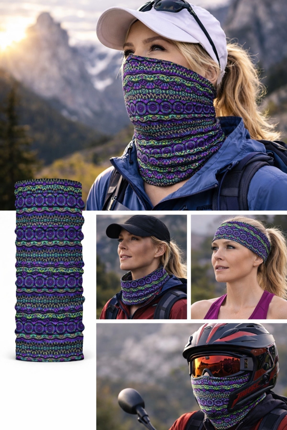UV Korumalı Termal Buff Boyunluk – Motorsiklet, Bisiklet & Koşu