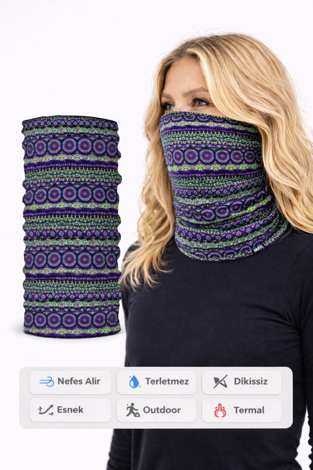 UV Korumalı Termal Buff Boyunluk – Motorsiklet, Bisiklet & Koşu