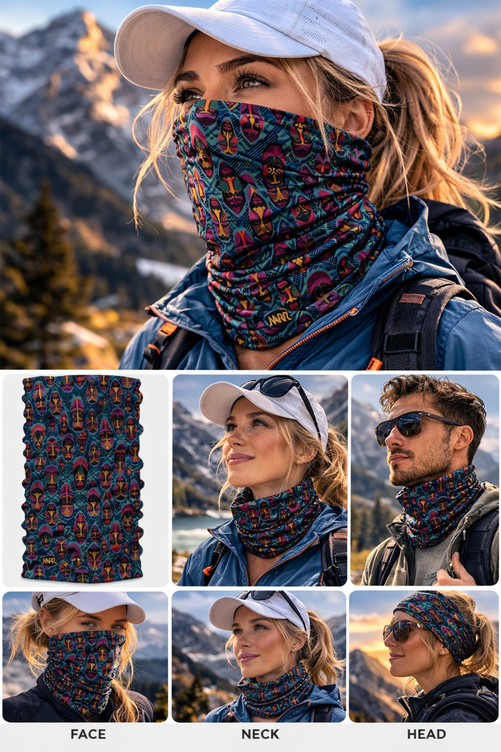 UV Korumalı Termal Buff Boyunluk – Motorsiklet, Bisiklet & Koşu