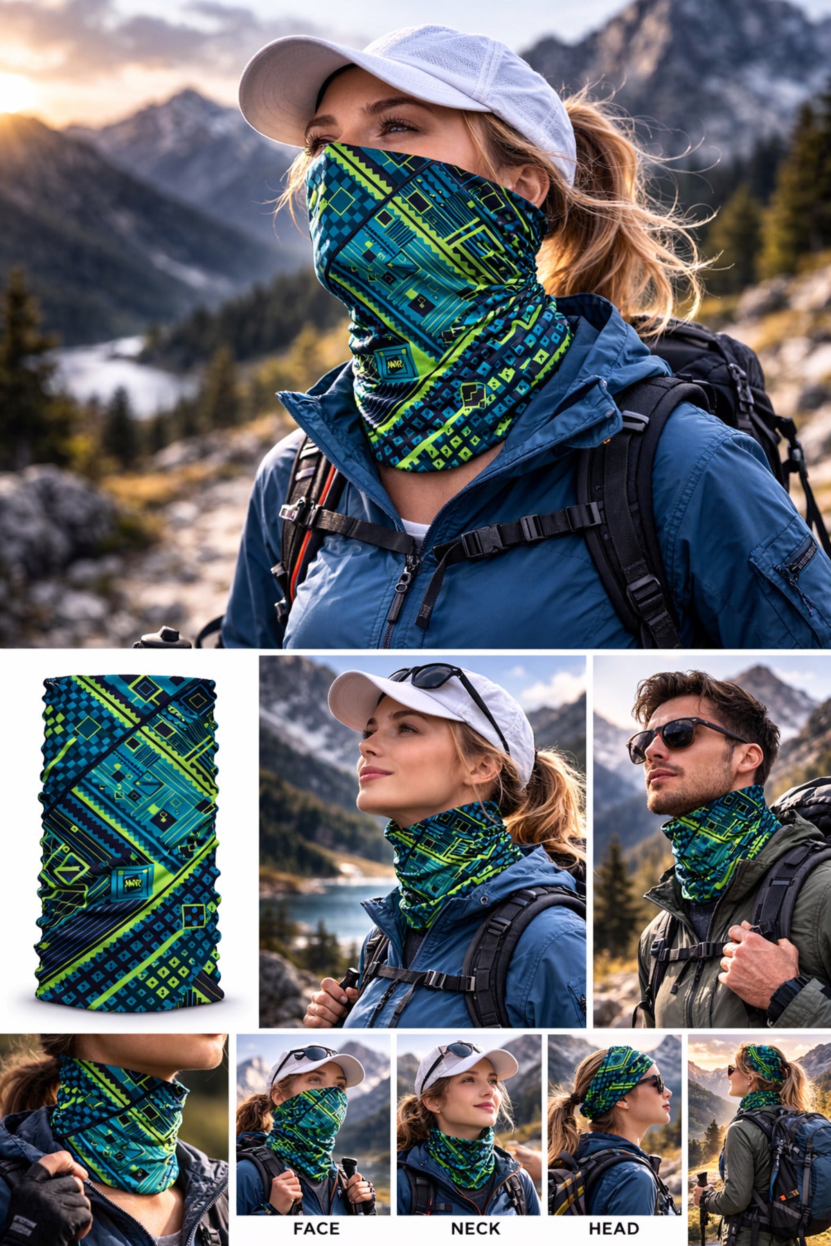 UV Korumalı Termal Buff Boyunluk – Motorsiklet, Bisiklet & Koşu