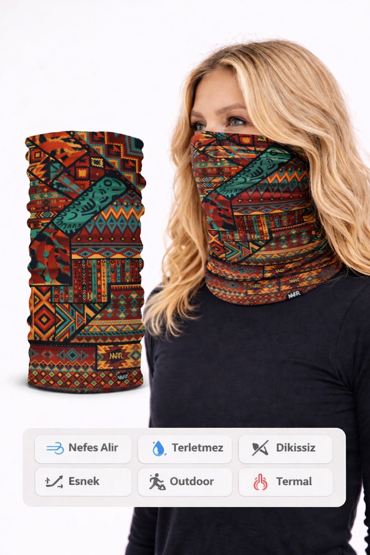 UV Korumalı Termal Buff Boyunluk – Motorsiklet, Bisiklet & Koşu