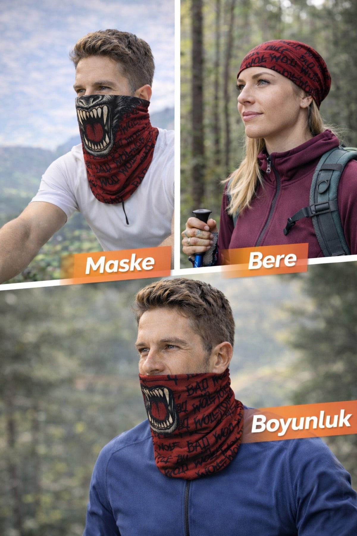 UV Korumalı Termal Buff Boyunluk – Motorsiklet, Bisiklet & Koşu