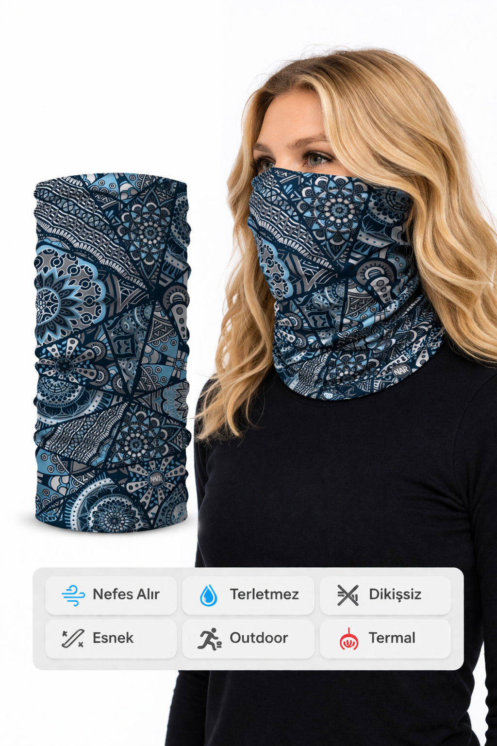 UV Korumalı Termal Buff Boyunluk – Motorsiklet, Bisiklet & Koşu