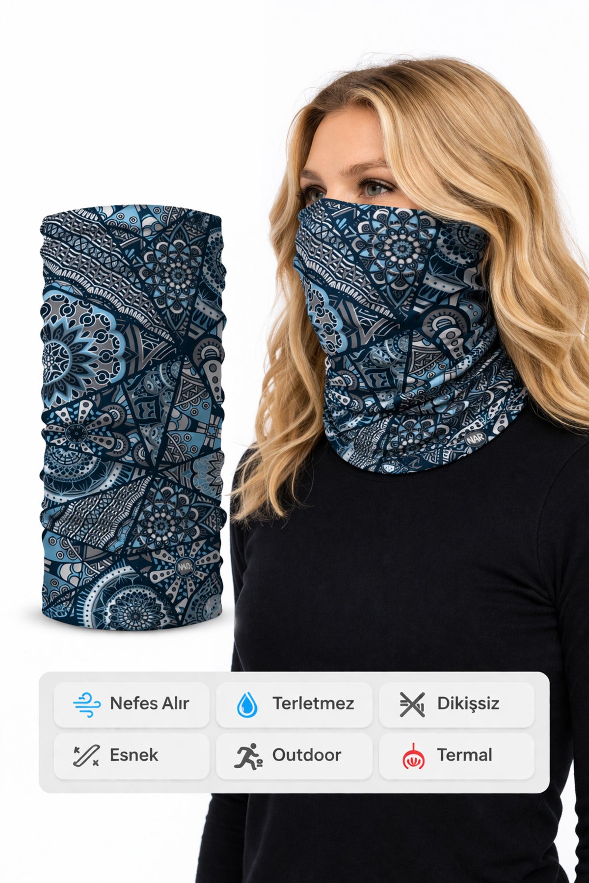 UV Korumalı Termal Buff Boyunluk – Motorsiklet, Bisiklet & Koşu
