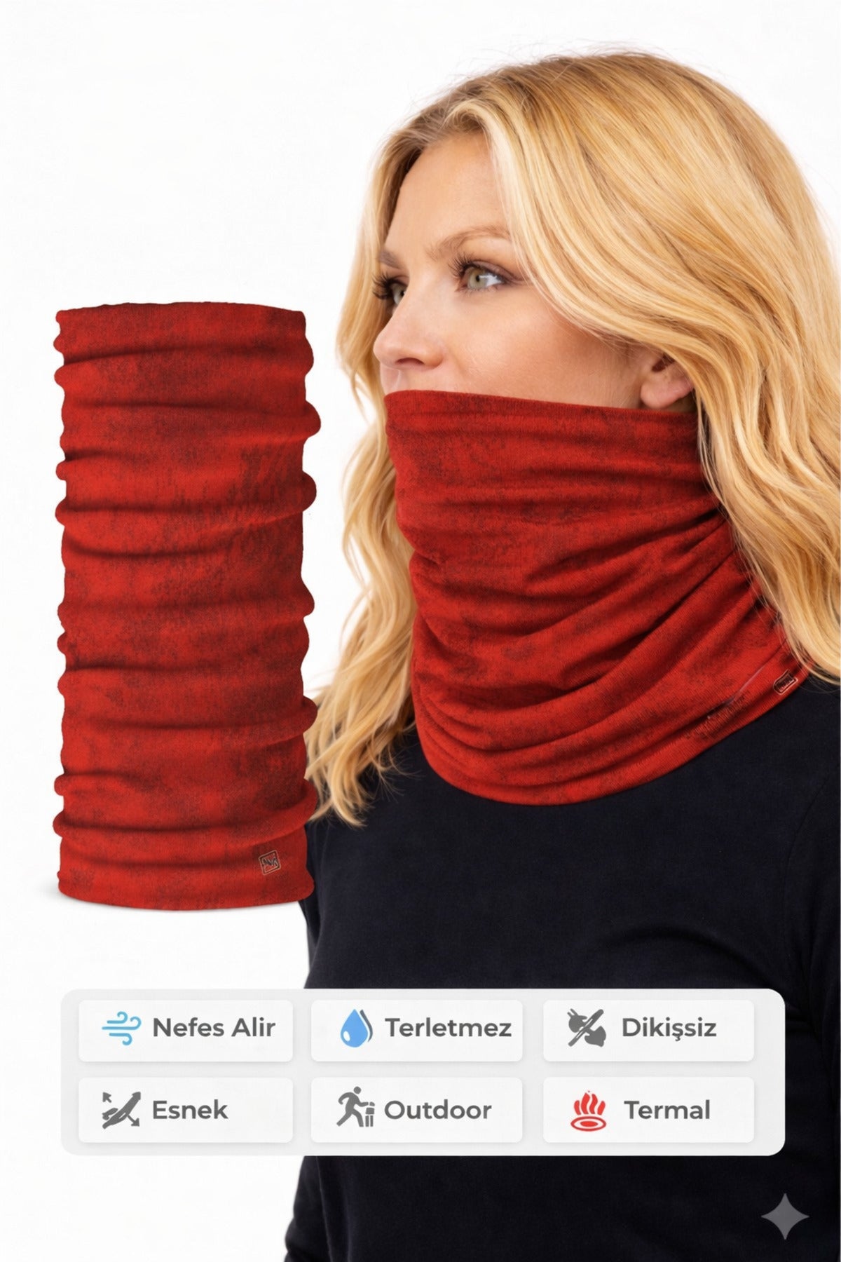 UV Korumalı Termal Buff Boyunluk – Motorsiklet, Bisiklet & Koşu