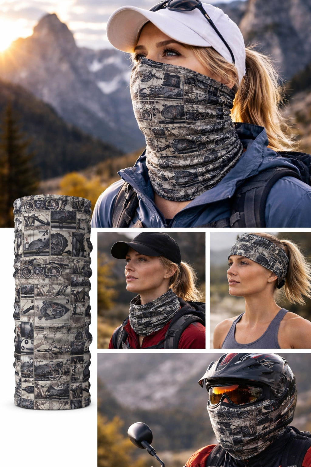 UV Korumalı Termal Buff Boyunluk – Motorsiklet, Bisiklet & Koşu