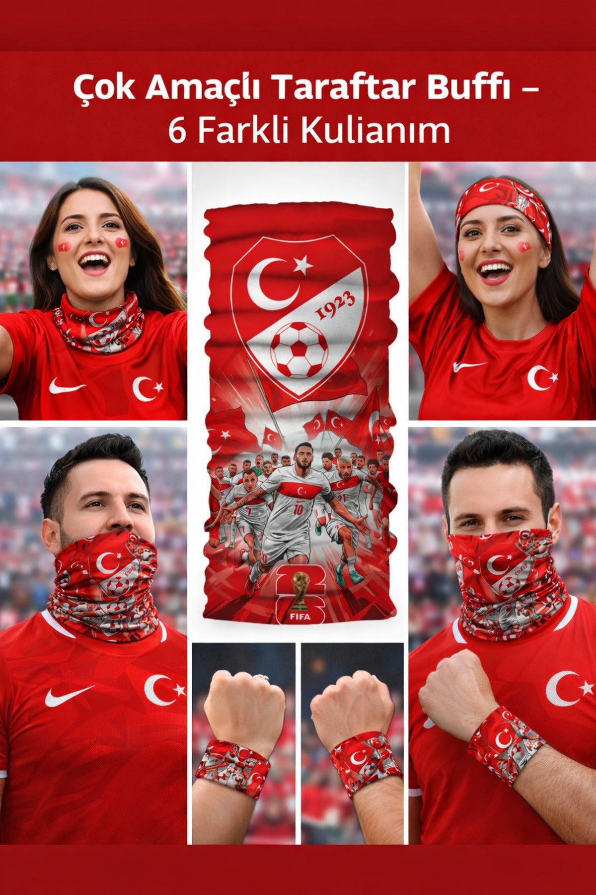 Milli Takım & Dünya Kupası Termal Buff Boyunluk – Seamless Unisex Bandana