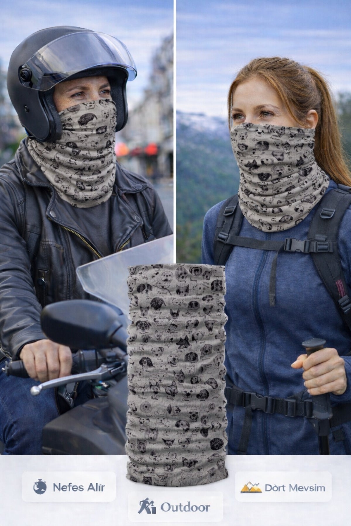 UV Korumalı Termal Buff Boyunluk – Motorsiklet, Bisiklet & Koşu