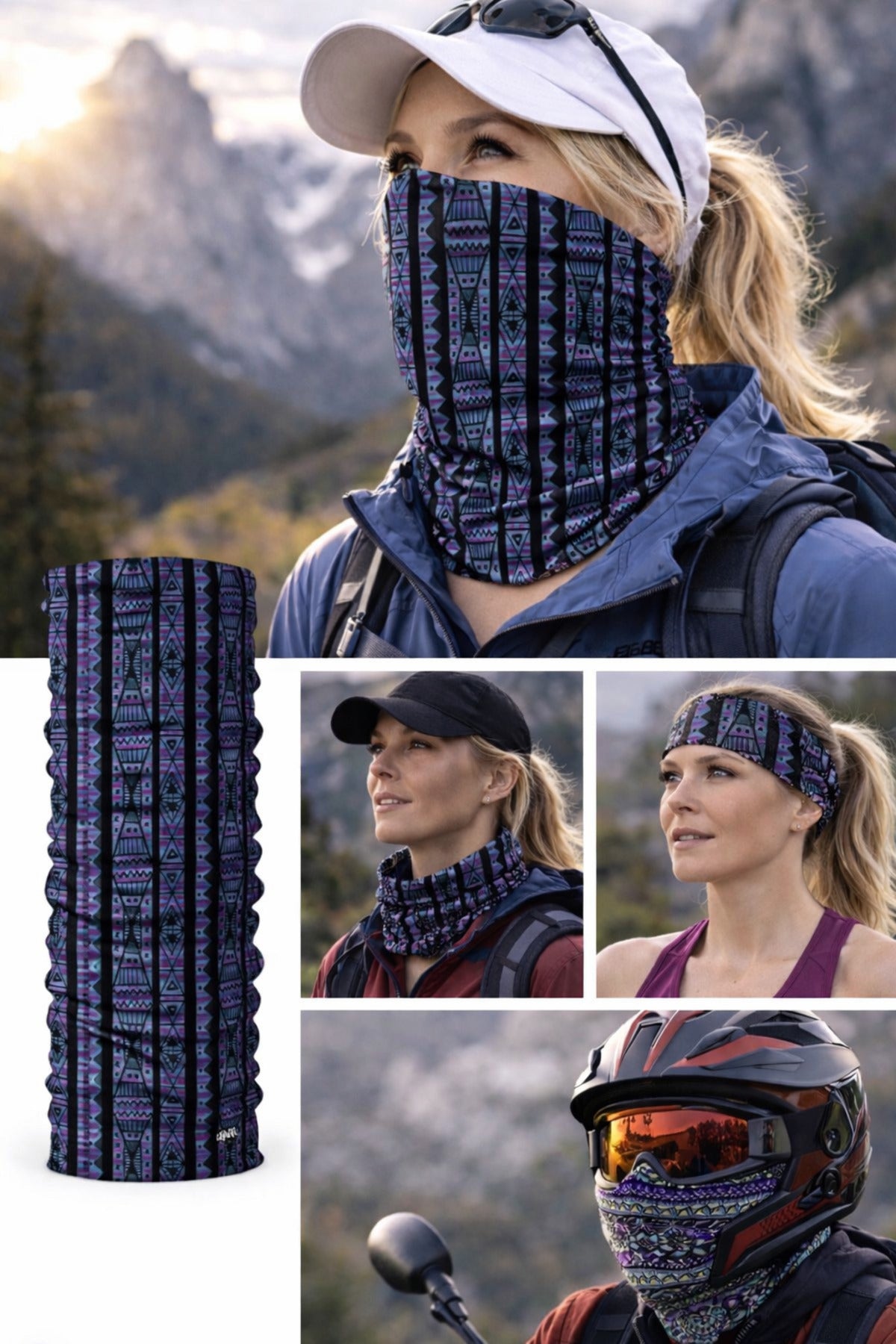 UV Korumalı Termal Buff Boyunluk – Motorsiklet, Bisiklet & Koşu